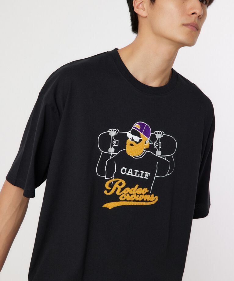 RODEO CROWNS「ヒゲサガラ Tシャツ vol.2」|Tシャツ・カットソー|BLK