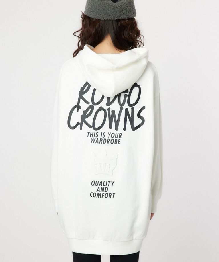 RODEO CROWNS「クラウンエンボス LOGO パーカーワンピース」|ワンピース|