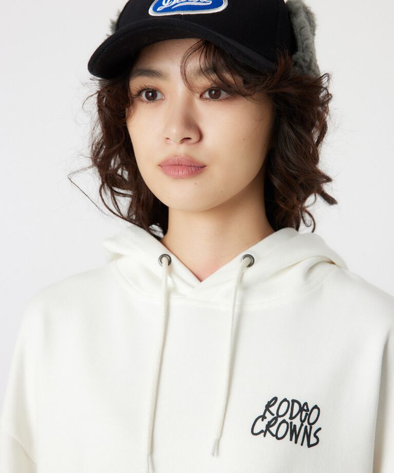 RODEO CROWNS「クラウンエンボス LOGO パーカーワンピース」|ワンピース|