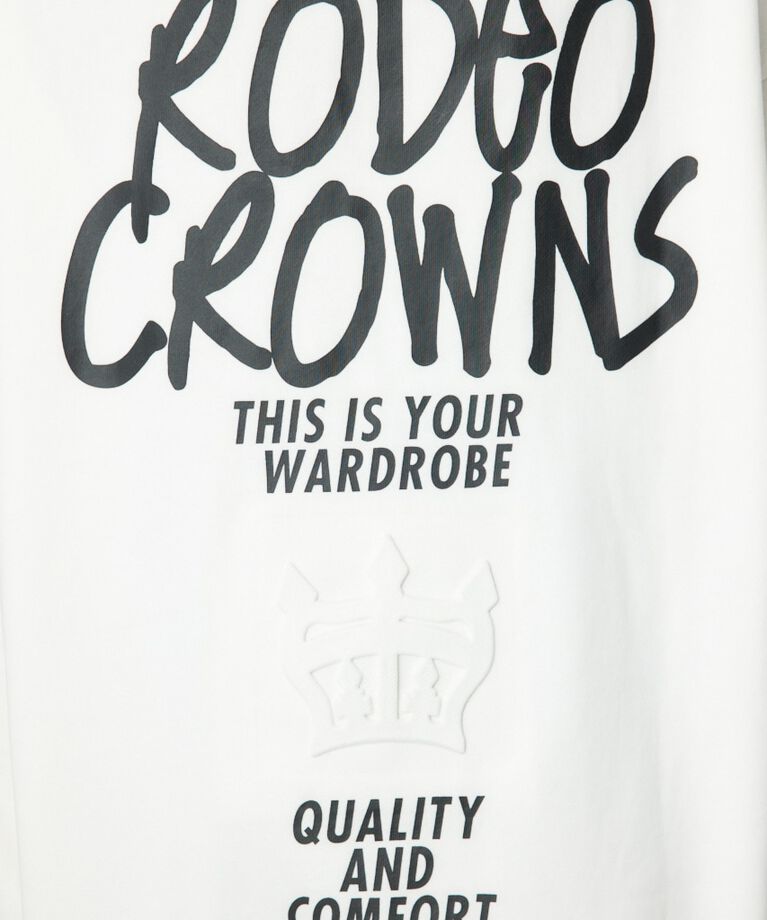 RODEO CROWNS「クラウンエンボス LOGO パーカーワンピース」|ワンピース|
