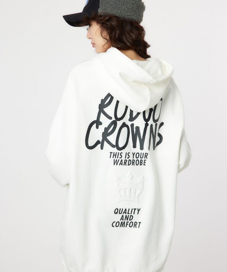 RODEO CROWNS「クラウンエンボス LOGO パーカーワンピース」|ワンピース|
