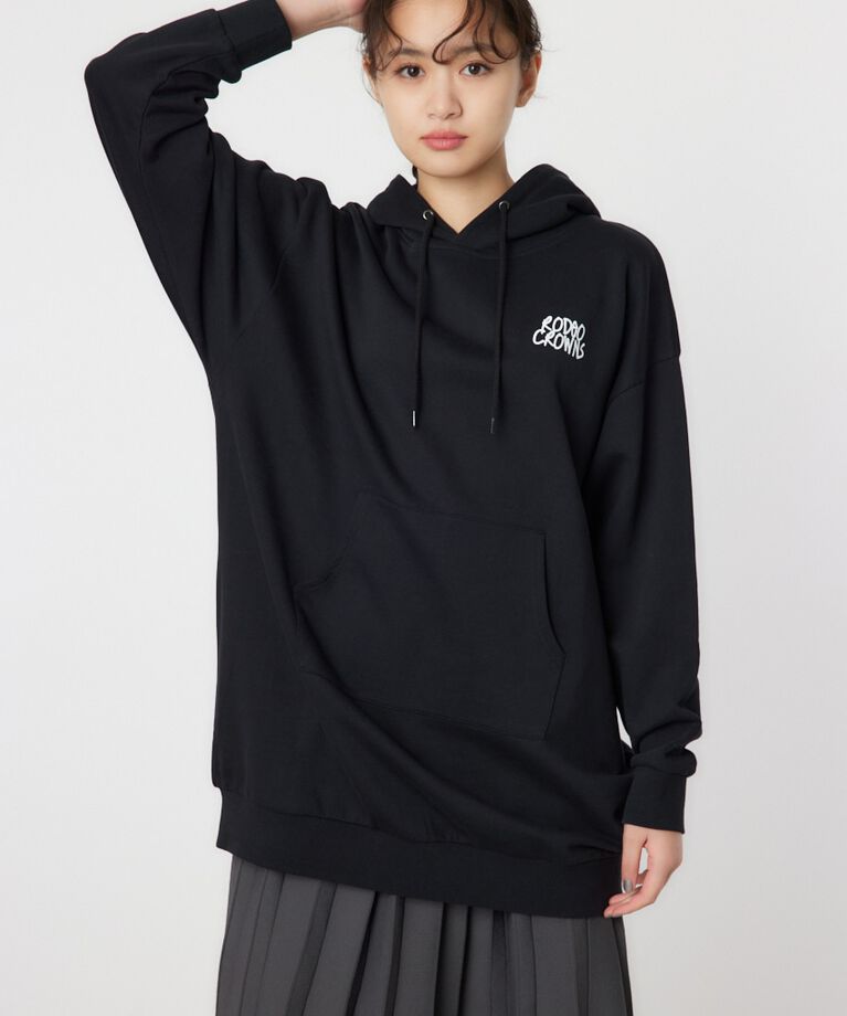 RODEO CROWNS「クラウンエンボス LOGO パーカーワンピース」|ワンピース|