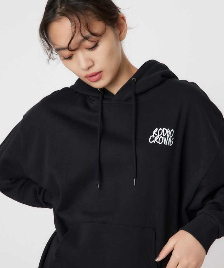 RODEO CROWNS「クラウンエンボス LOGO パーカーワンピース」|ワンピース|