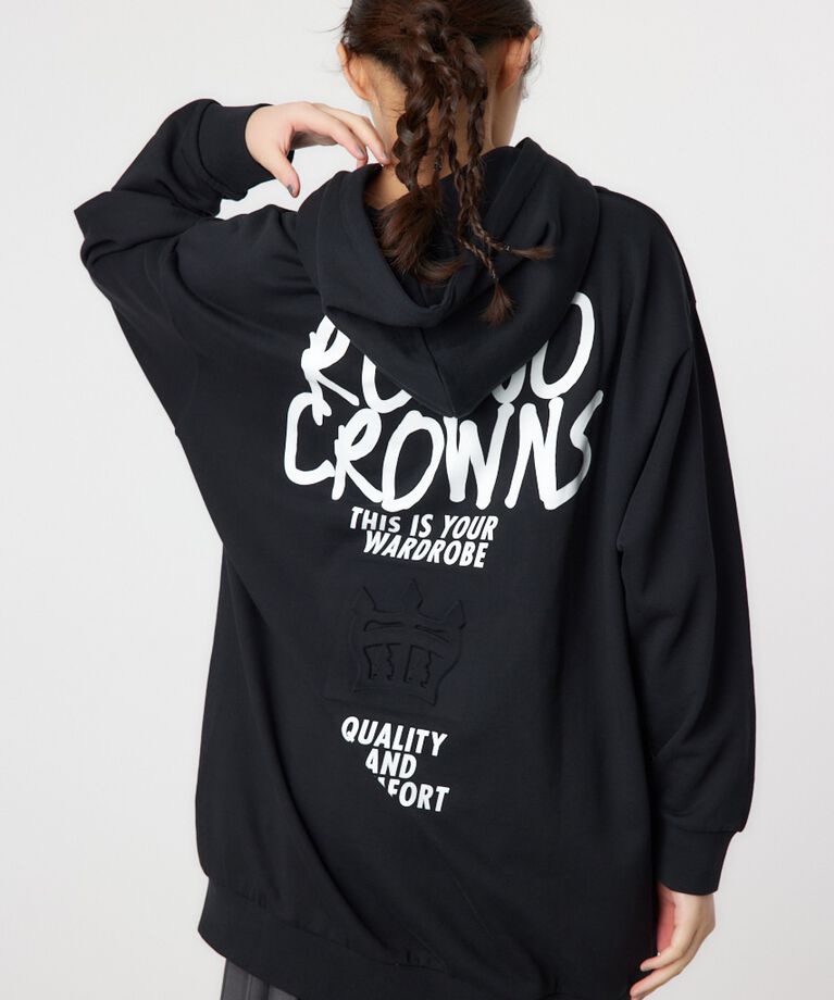 RODEO CROWNS「クラウンエンボス LOGO パーカーワンピース」|ワンピース|