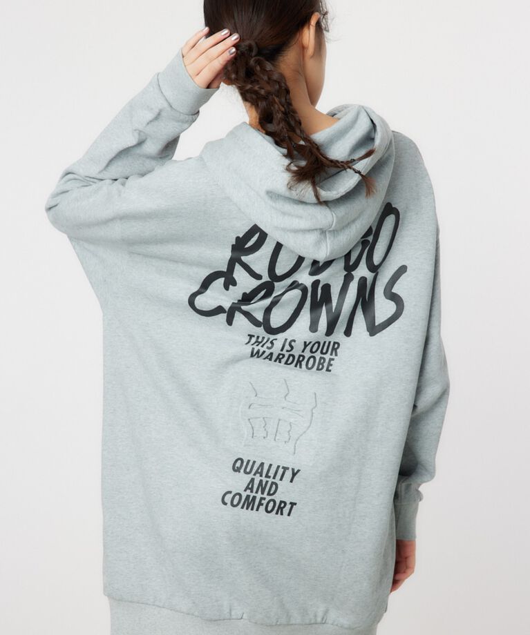 RODEO CROWNS「クラウンエンボス LOGO パーカーワンピース」|ワンピース|T.GRY