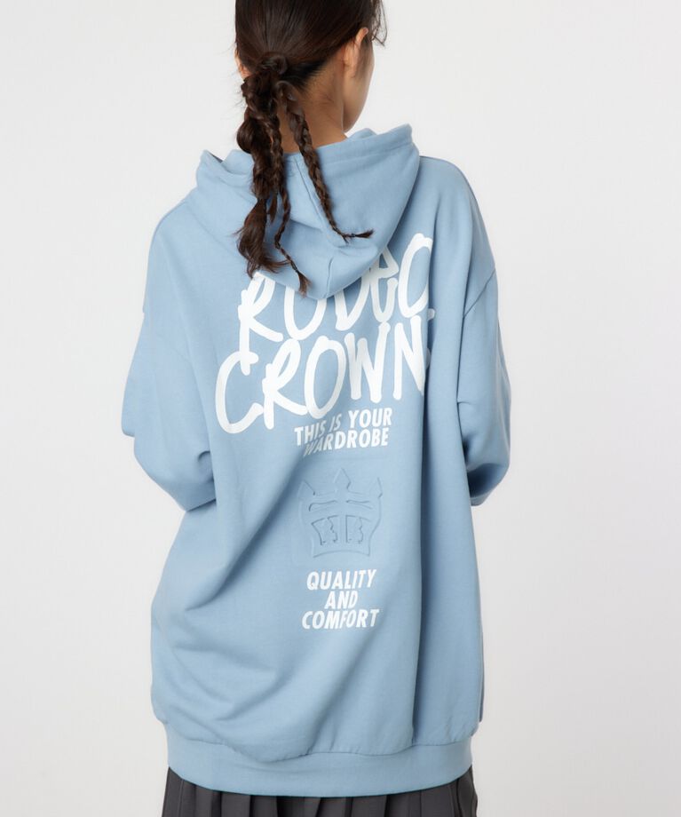 RODEO CROWNS「クラウンエンボス LOGO パーカーワンピース」|ワンピース|