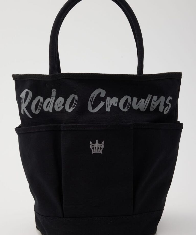 RODEO CROWNS「バケツポケットトートバッグ」|その他|BLK