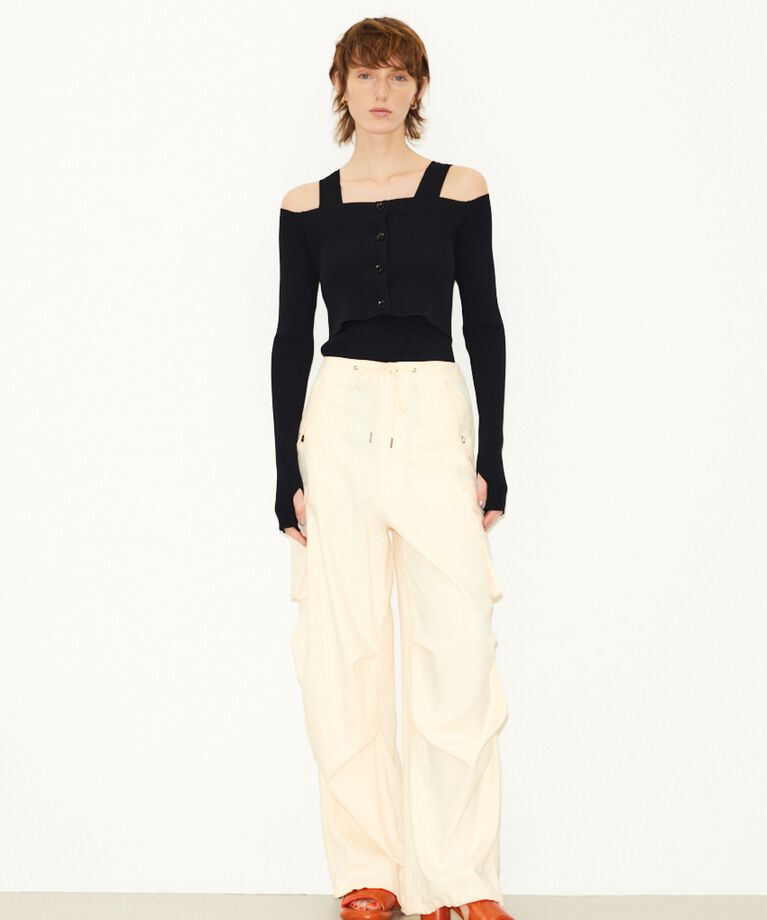 SLY「OVER LOOSE CARGO パンツ」|その他|O/WHT1