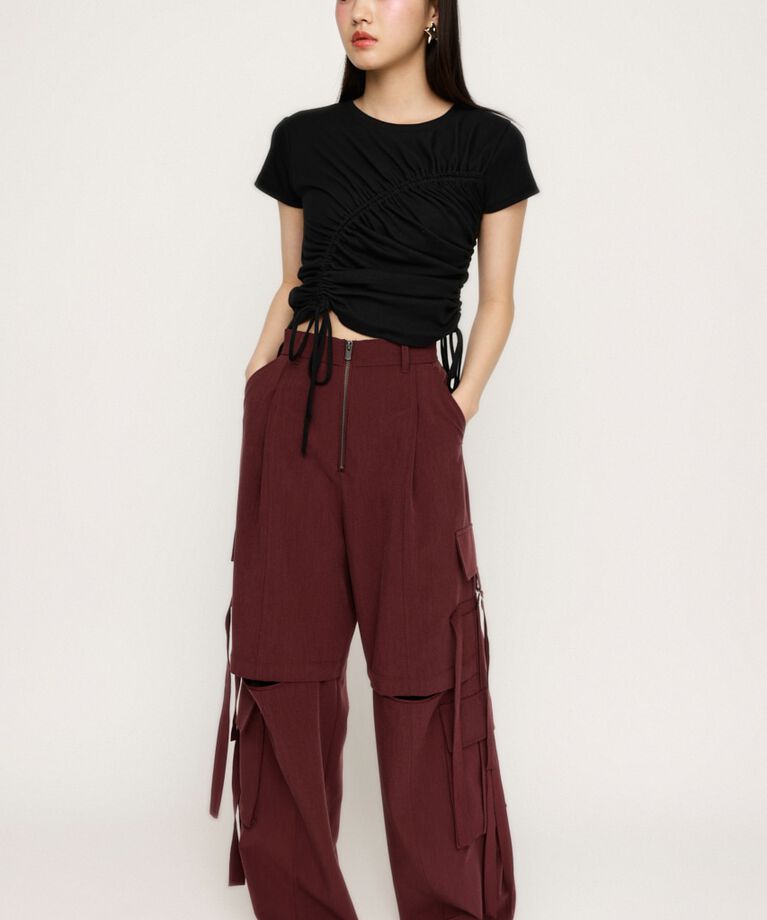 SLY「KNEE ZIP CARGO パンツ」|その他|