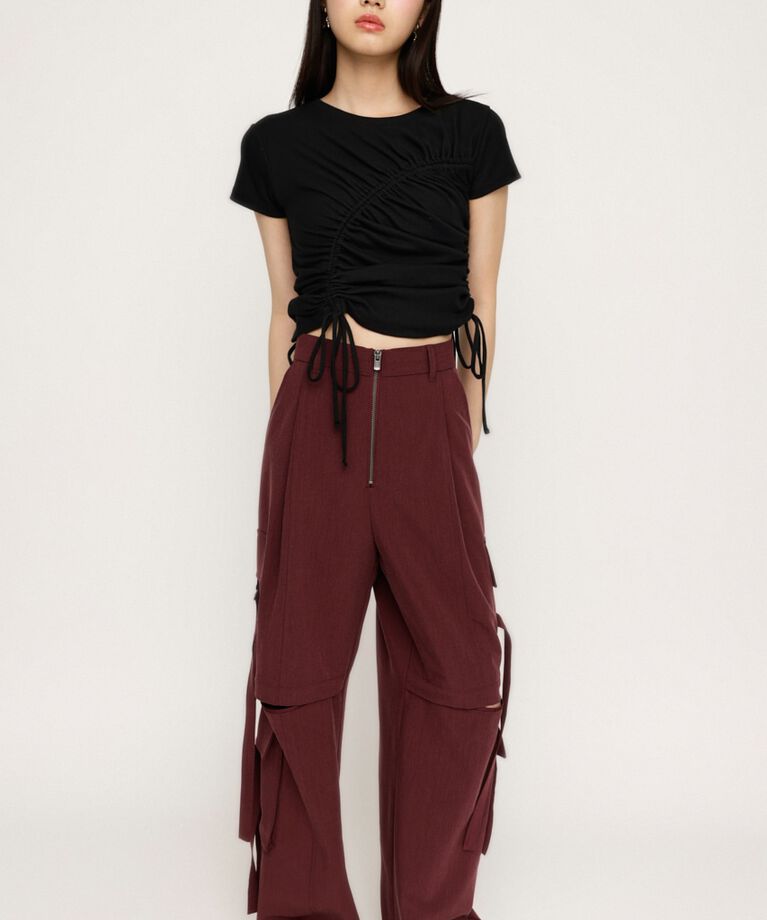 SLY「KNEE ZIP CARGO パンツ」|その他|