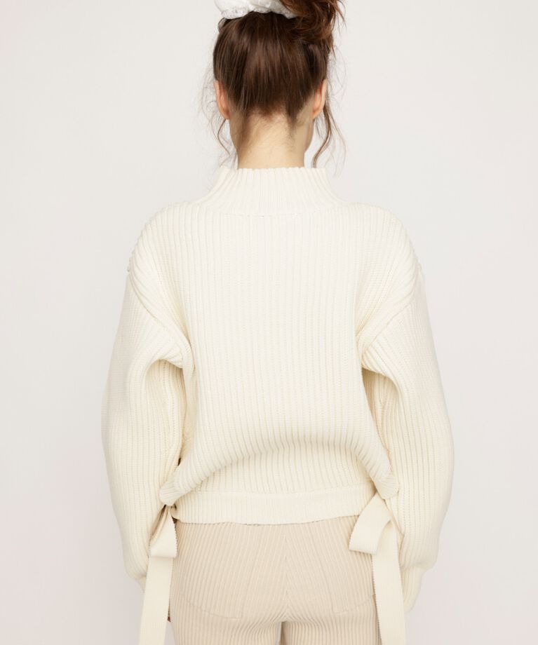 SLY「SIDE RIBBON LG トップス」|ニット・セーター|
