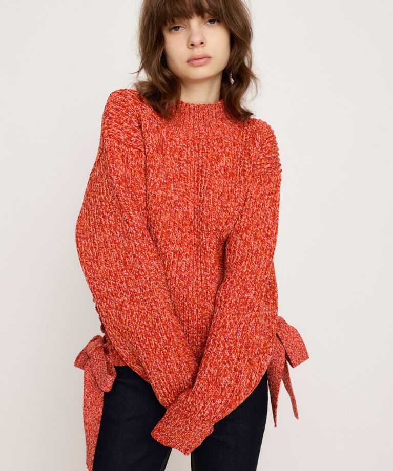 SLY「SIDE RIBBON LG トップス」|ニット・セーター|