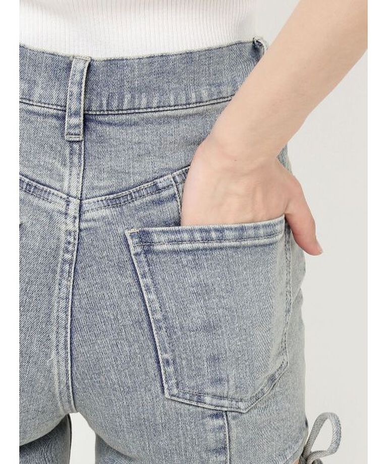 RESEXXY「カットアウトリボンデニムパンツ」|その他|