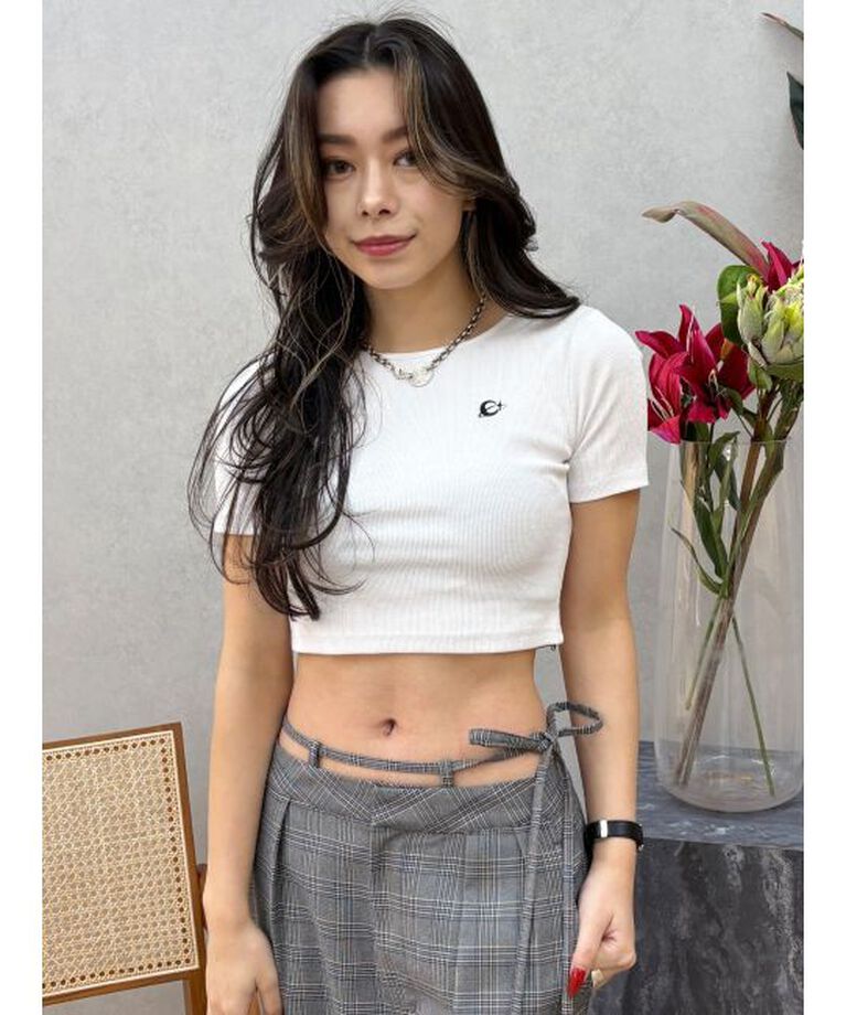 EVRIS「ワンポイントバックストラップTシャツ」|Tシャツ・カットソー|