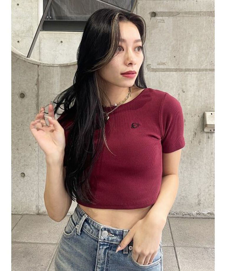EVRIS「ワンポイントバックストラップTシャツ」|Tシャツ・カットソー|