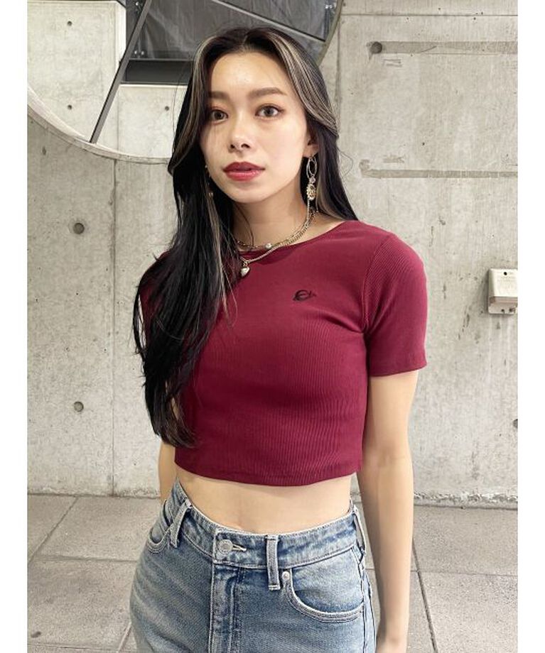 EVRIS「ワンポイントバックストラップTシャツ」|Tシャツ・カットソー|