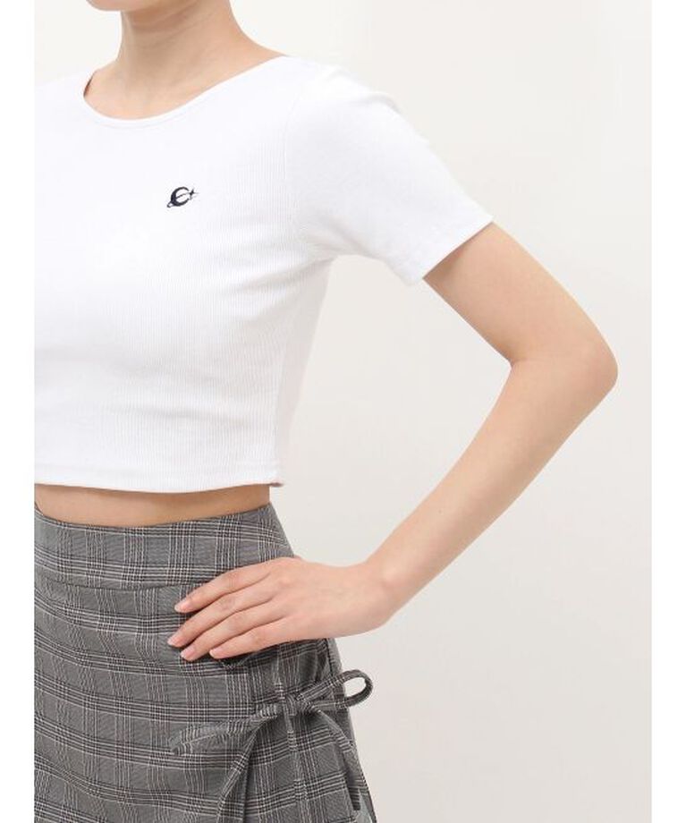 EVRIS「ワンポイントバックストラップTシャツ」|Tシャツ・カットソー|