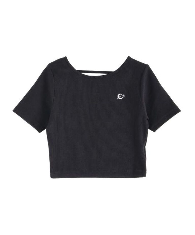 EVRIS「ワンポイントバックストラップTシャツ」|Tシャツ・カットソー|