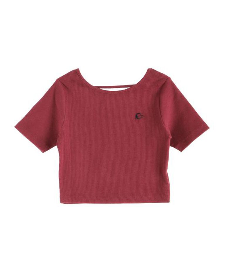 EVRIS「ワンポイントバックストラップTシャツ」|Tシャツ・カットソー|
