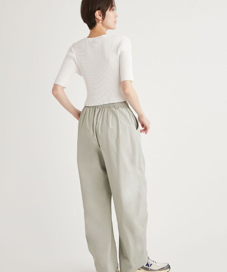 emmi atelier「eco 2wayナイロンボリュームパンツ」|チノ|