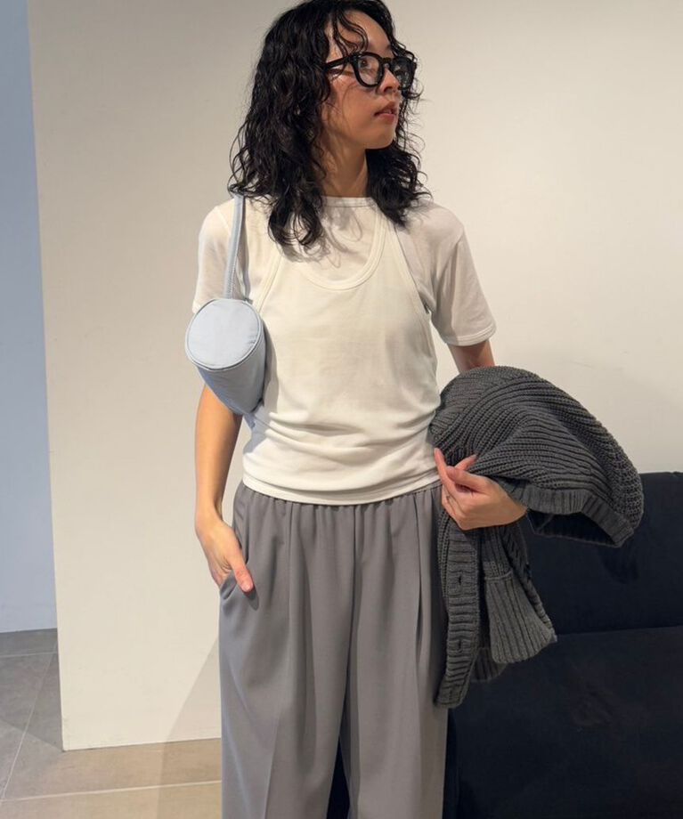 emmi atelier「ナイロンチューブミニバッグ」|ショルダー・メッセンジャー|