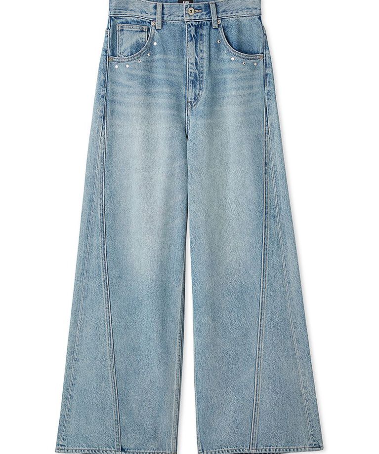 LILY BROWN「【LILY BROWN × ANNA SUI】ワイドデニムパンツ」|デニム|