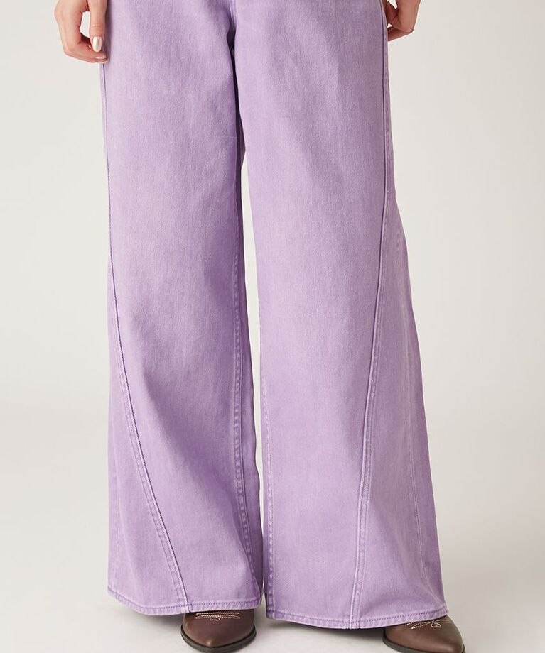 LILY BROWN「【LILY BROWN × ANNA SUI】ワイドデニムパンツ」|デニム|