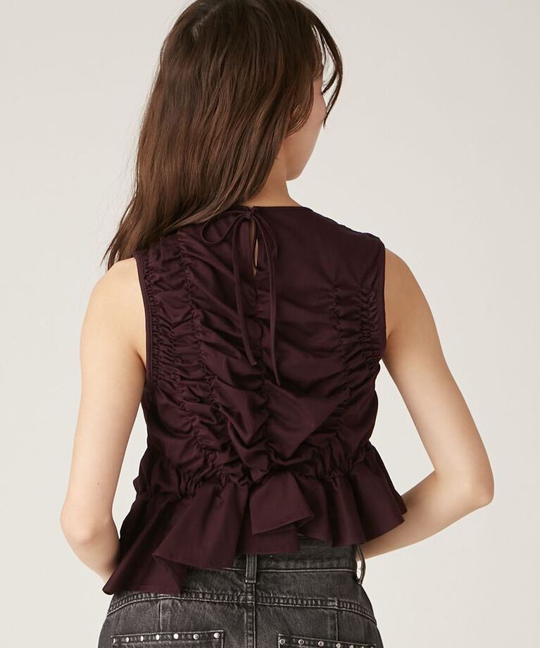 LILY BROWN「アシメフリルカットトップス」|Tシャツ・カットソー|