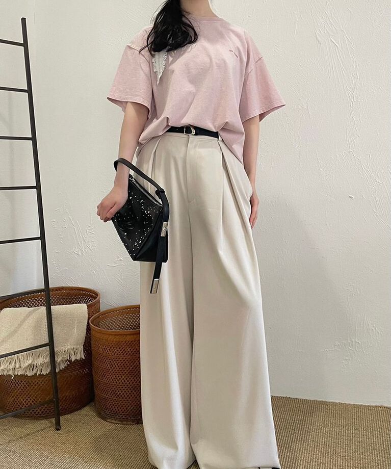LILY BROWN「【限定カラー】バックプリントオーバーTシャツ」|Tシャツ・カットソー|