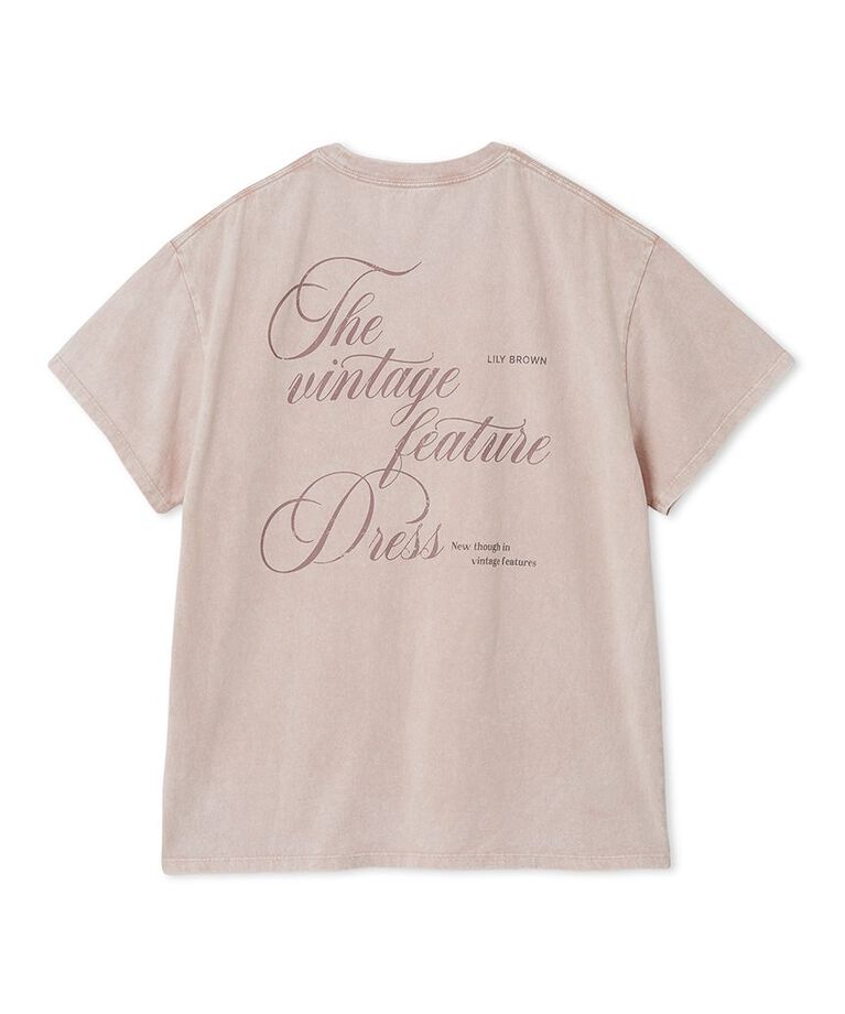 LILY BROWN「【限定カラー】バックプリントオーバーTシャツ」|Tシャツ・カットソー|