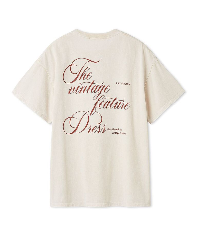LILY BROWN「【限定カラー】バックプリントオーバーTシャツ」|Tシャツ・カットソー|