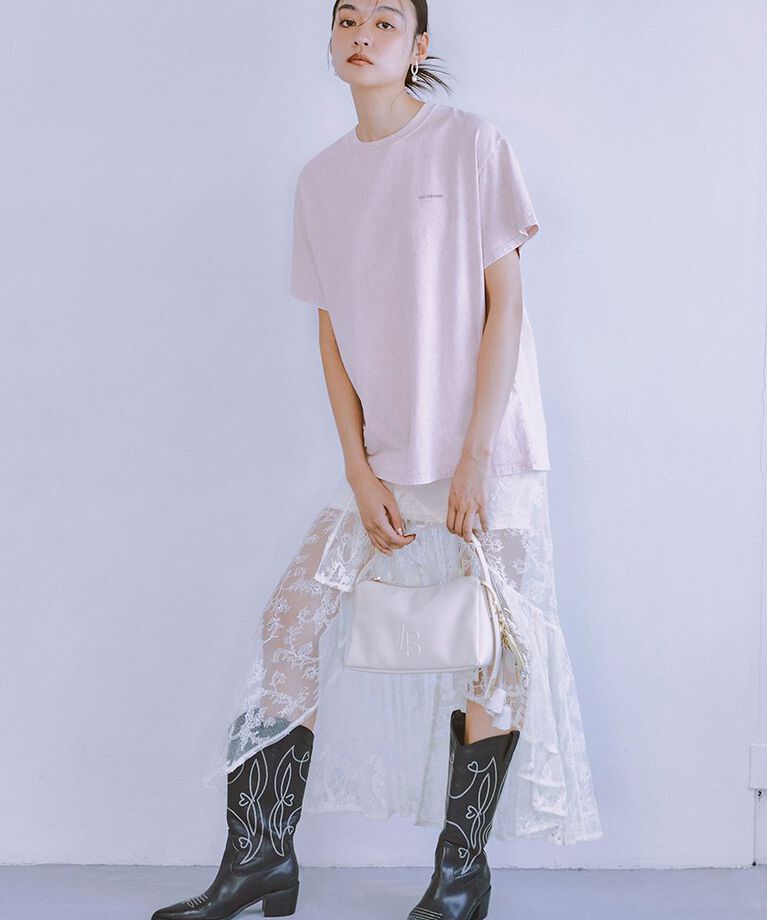 LILY BROWN「【限定カラー】バックプリントオーバーTシャツ」|Tシャツ・カットソー|