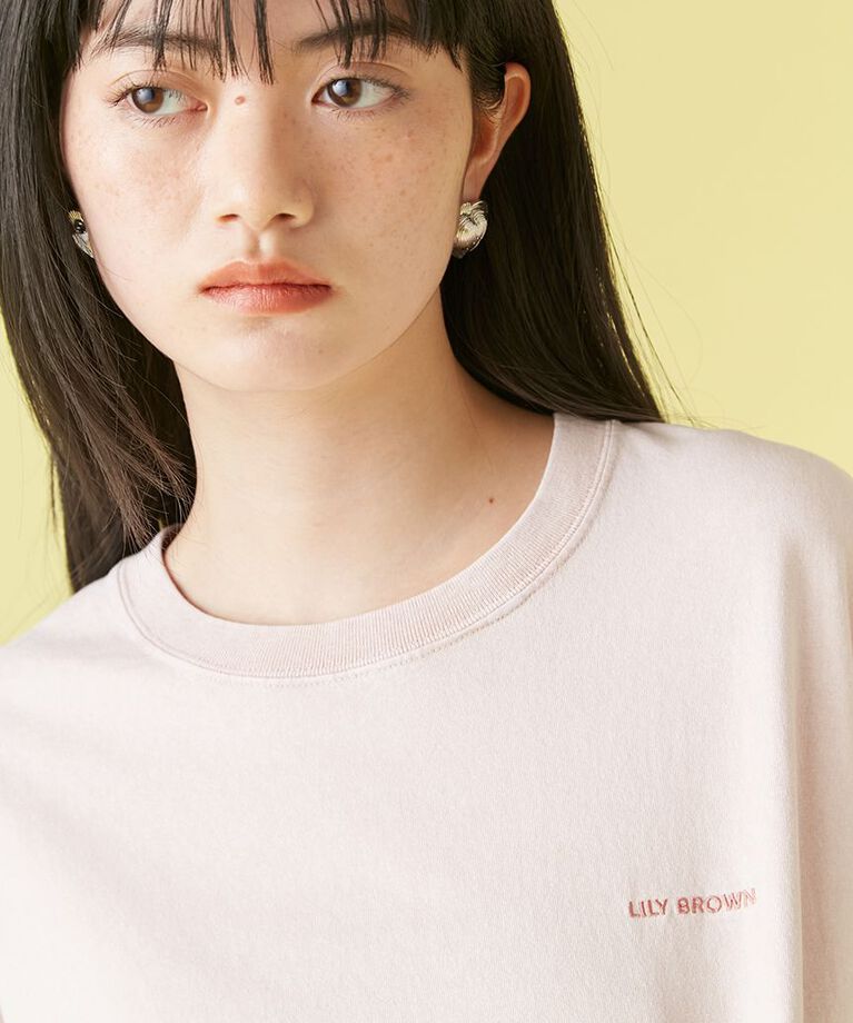 LILY BROWN「【限定カラー】バックプリントオーバーTシャツ」|Tシャツ・カットソー|