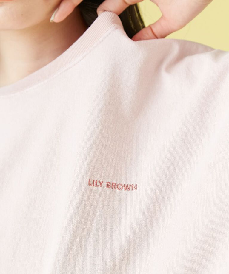 LILY BROWN「【限定カラー】バックプリントオーバーTシャツ」|Tシャツ・カットソー|