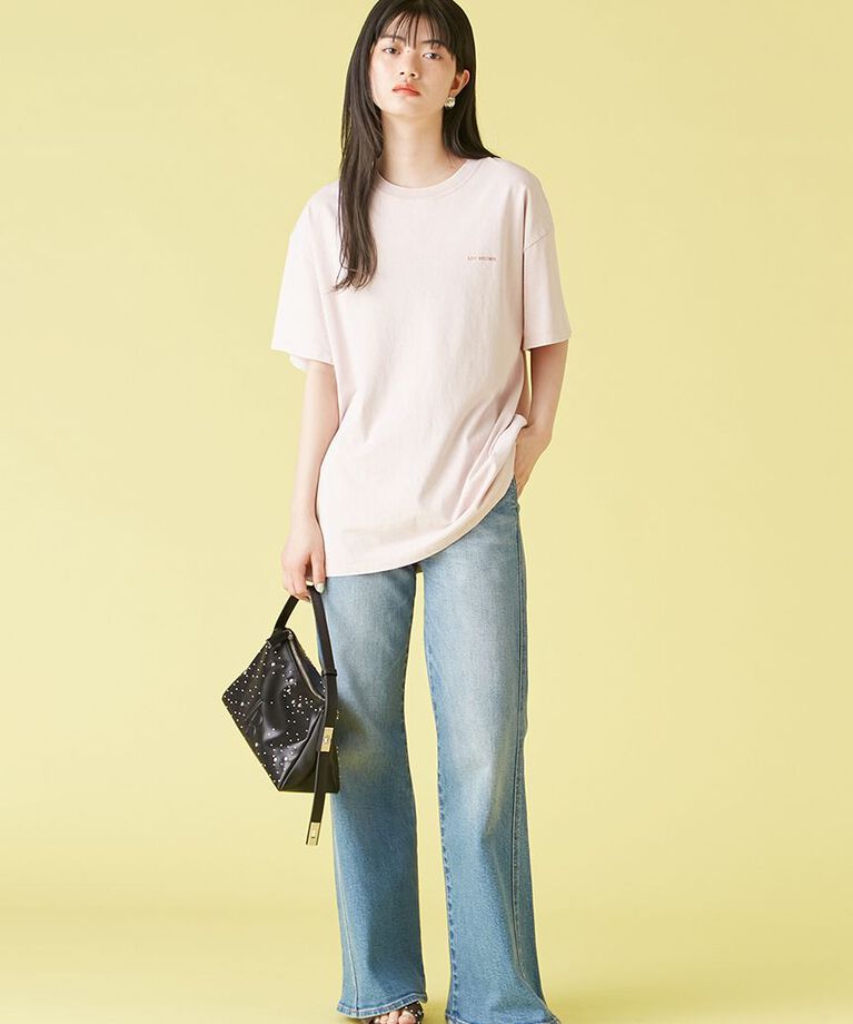 LILY BROWN「【限定カラー】バックプリントオーバーTシャツ」|Tシャツ・カットソー|