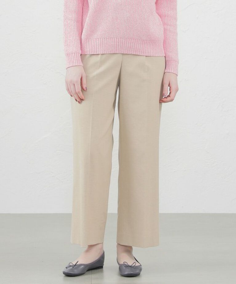 MACKINTOSH PHILOSOPHY「【2024年春夏モデル】ドライオックスフォードワイドパンツ」|その他|ベージュ