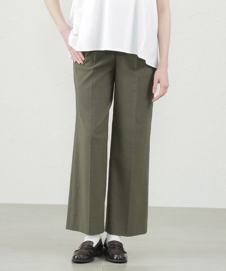 MACKINTOSH PHILOSOPHY「【2024年春夏モデル】ドライオックスフォードワイドパンツ」|その他|カーキ