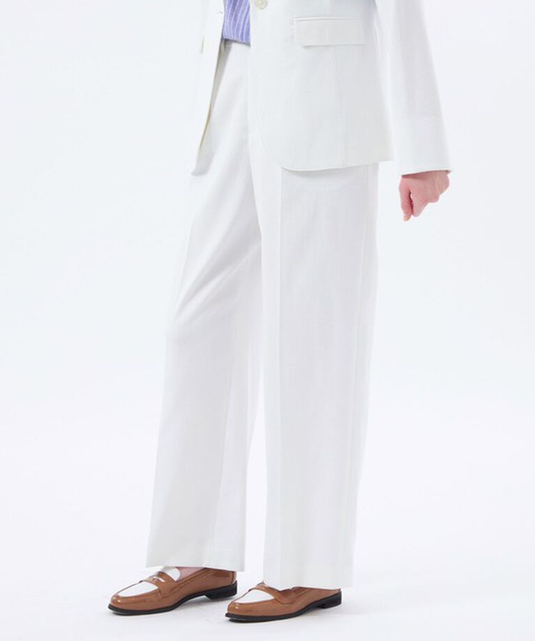 MACKINTOSH PHILOSOPHY「【2025年春夏モデル】DRY OXFORD ワイドパンツ」|その他|オフホワイト