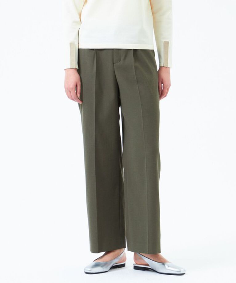MACKINTOSH PHILOSOPHY「【2025年春夏モデル】DRY OXFORD ワイドパンツ」|その他|カーキ