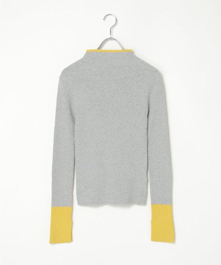 VENCE share style「配色スリット袖ハイネックニット」|タンクトップ|