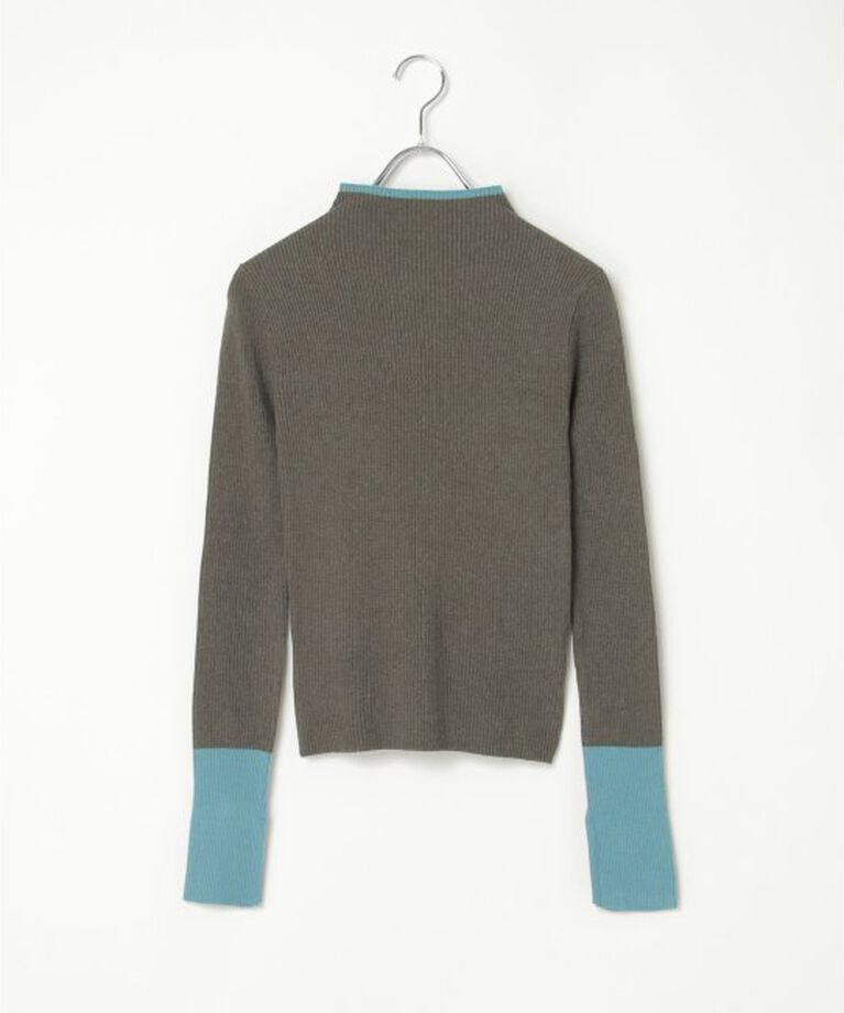 VENCE share style「配色スリット袖ハイネックニット」|タンクトップ|