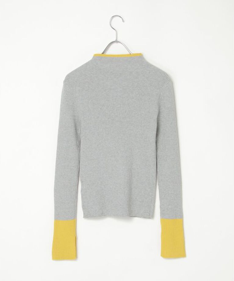 VENCE share style「配色スリット袖ハイネックニット」|タンクトップ|