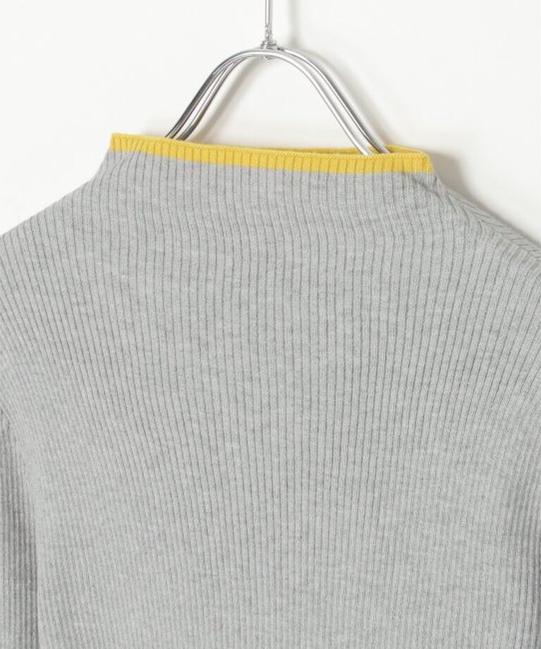 VENCE share style「配色スリット袖ハイネックニット」|タンクトップ|