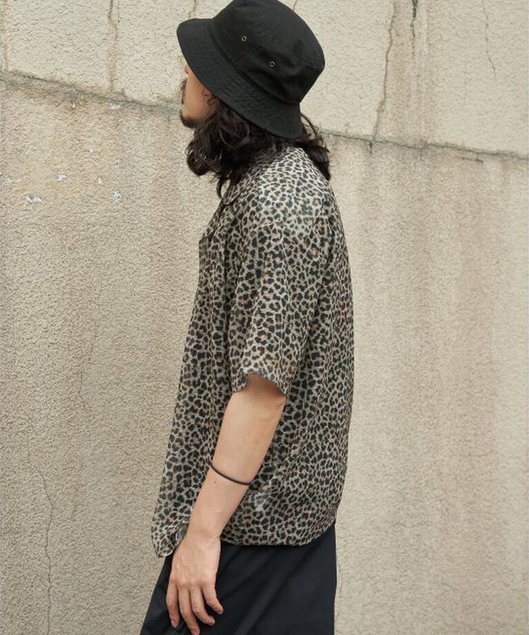 VENCE share style「メッシュ総柄半袖シャツ」|シャツ・ブラウス|