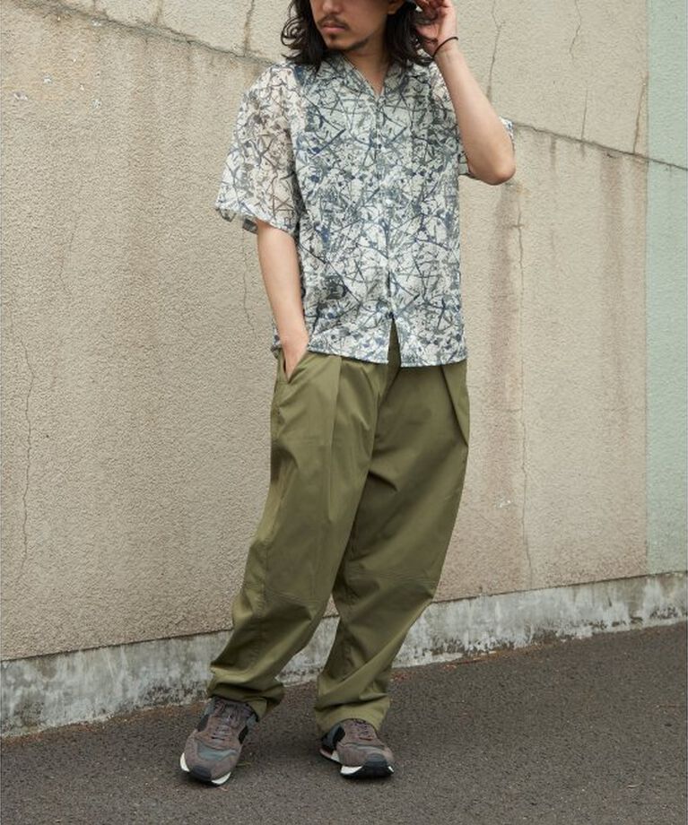 VENCE share style「メッシュ総柄半袖シャツ」|シャツ・ブラウス|