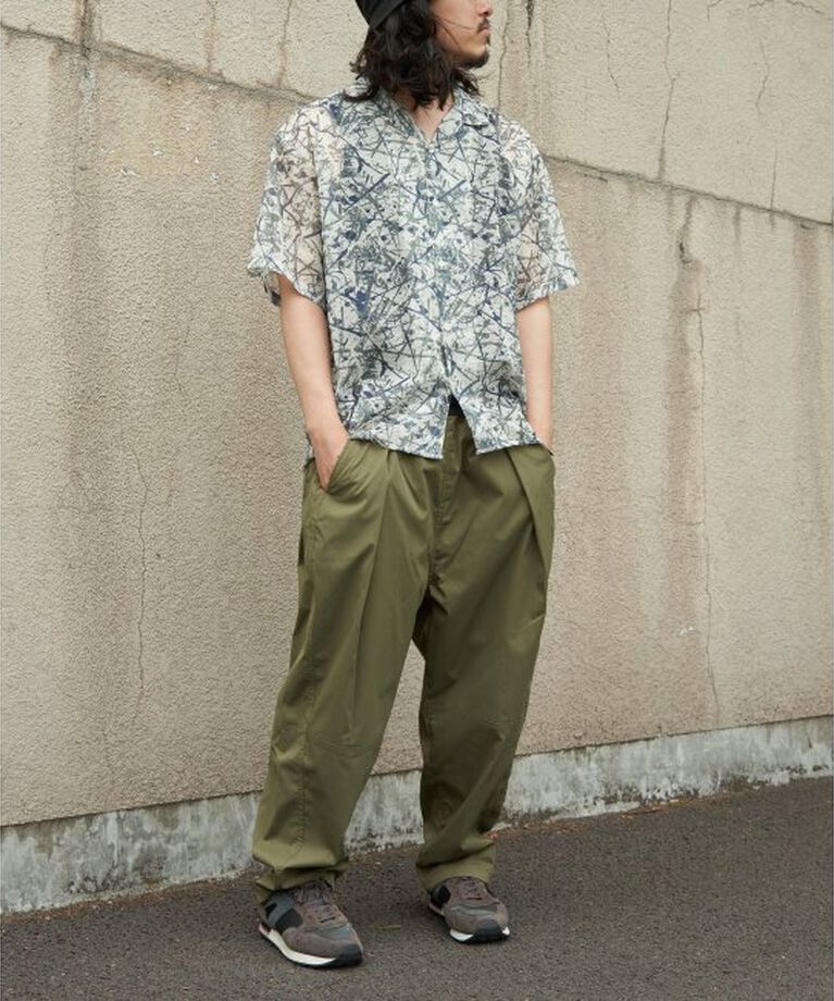 VENCE share style「メッシュ総柄半袖シャツ」|シャツ・ブラウス|