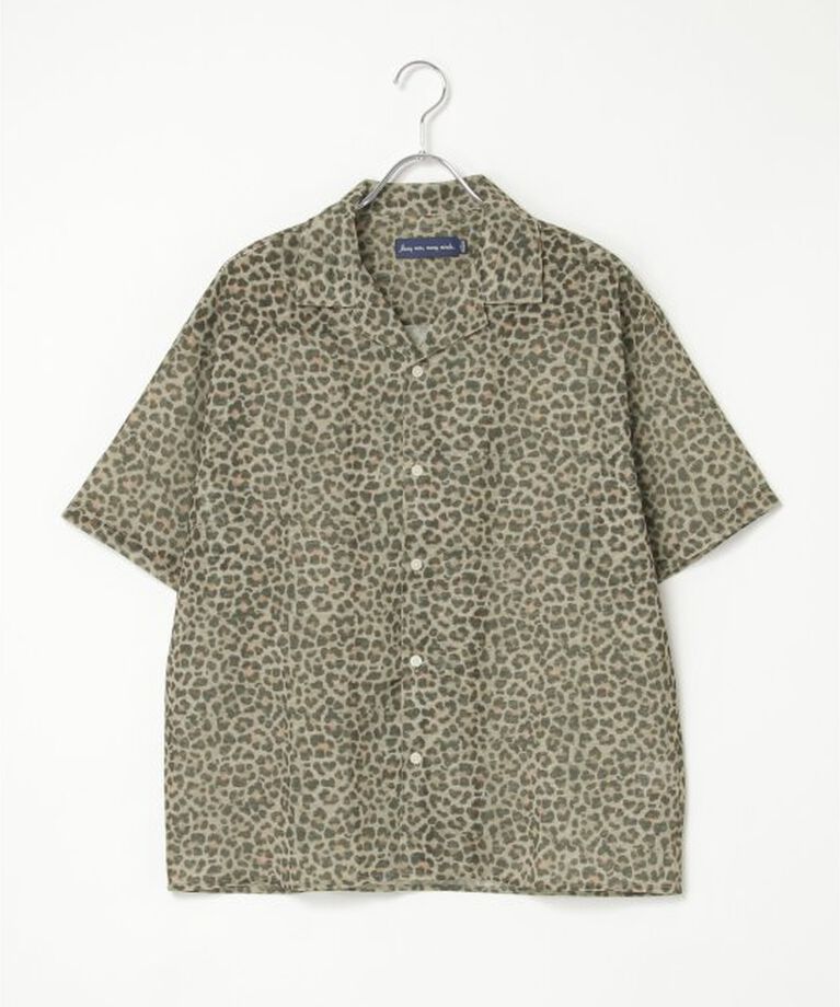 VENCE share style「メッシュ総柄半袖シャツ」|シャツ・ブラウス|