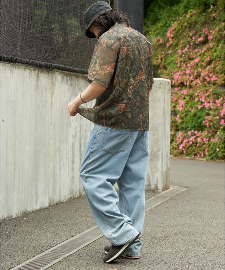 VENCE share style「メッシュ総柄半袖シャツ」|シャツ・ブラウス|