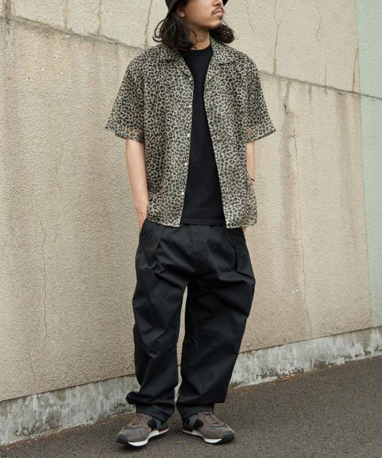 VENCE share style「メッシュ総柄半袖シャツ」|シャツ・ブラウス|