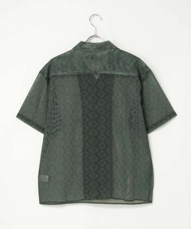 VENCE share style「メッシュ総柄半袖シャツ」|シャツ・ブラウス|